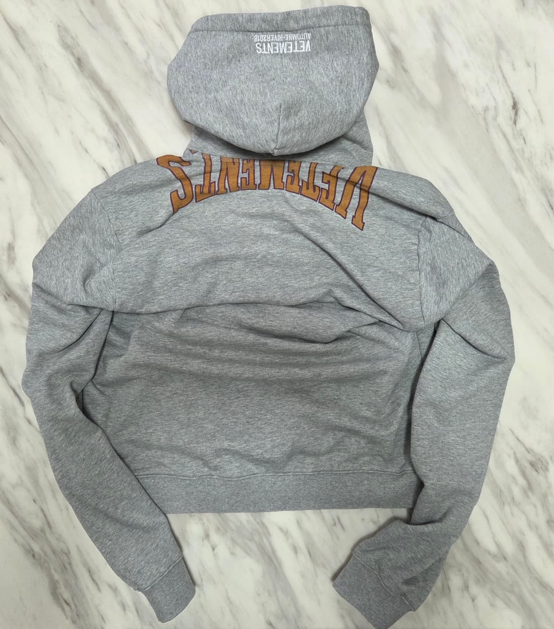 베트멍 오버핏 크롭백로고 후드티 상품이미지1