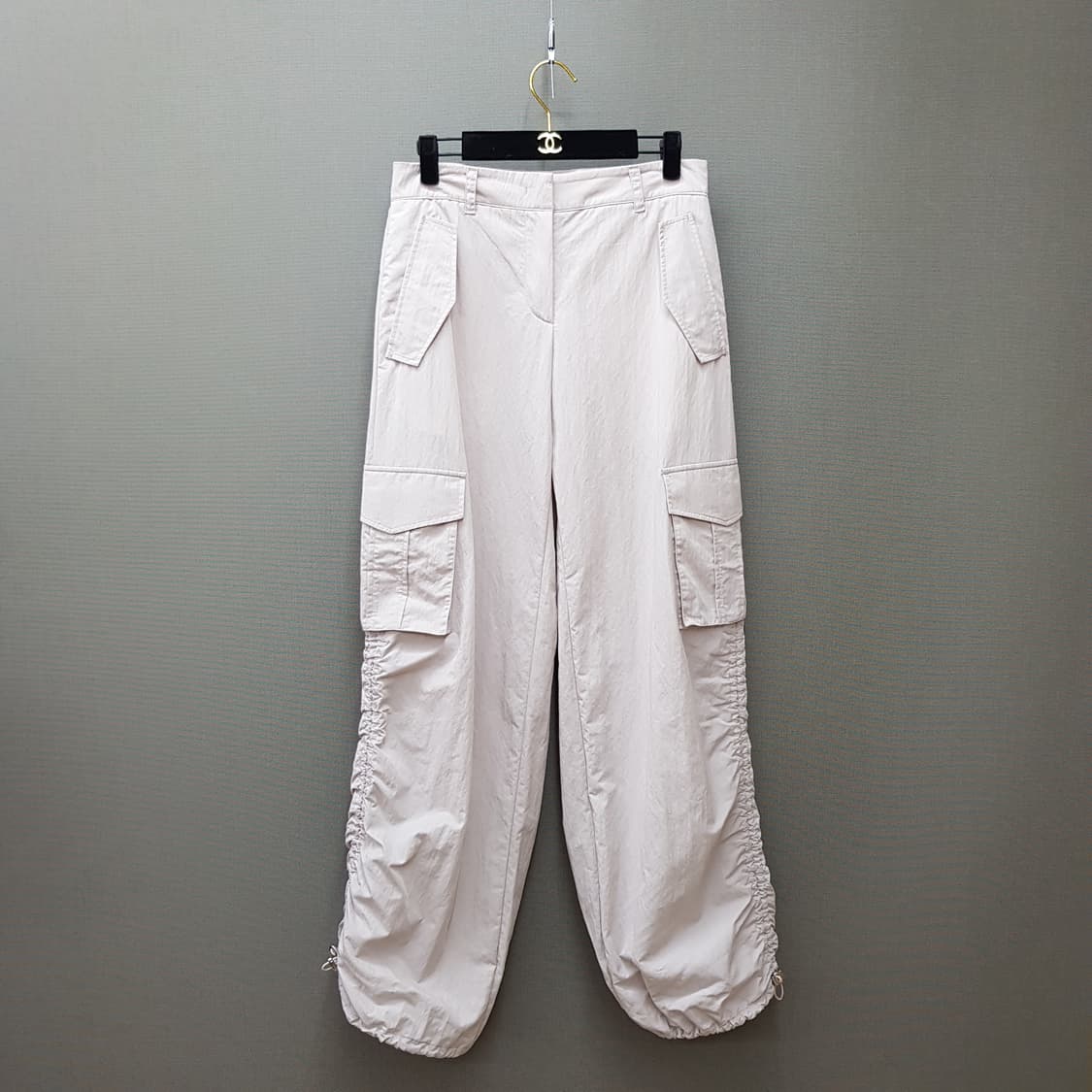 한섬 시스템 2022 드로우스트링 와이드 팬츠  64-94사이즈 상품이미지1