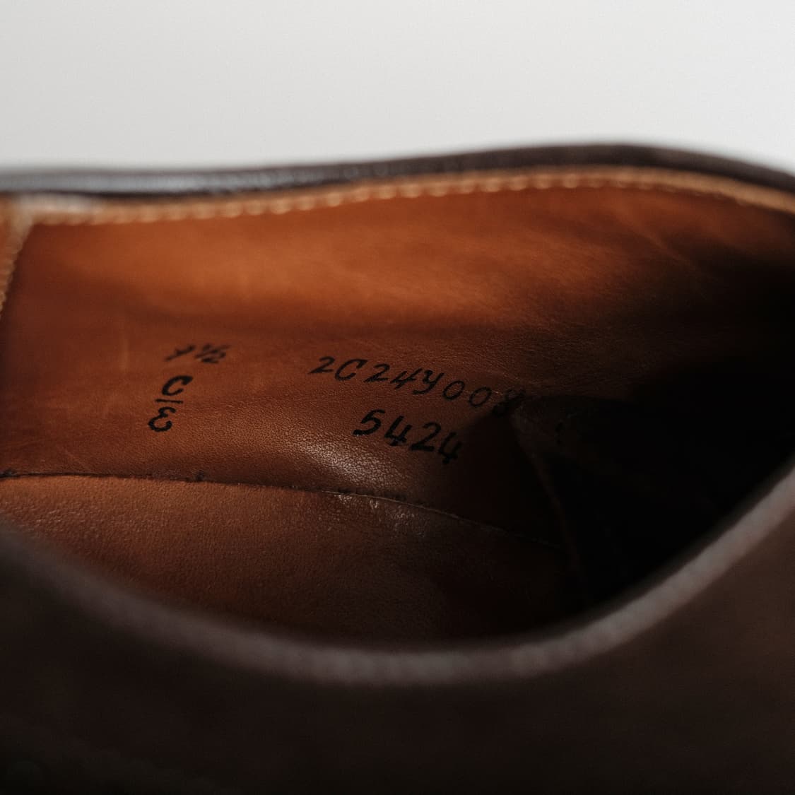 알든 5424 9.5E(275-280) 브라운 스웨이드 윙팁 모디파이드 상품이미지9