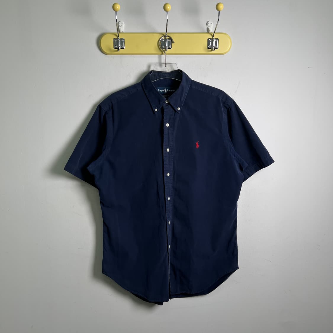 폴로 랄프로렌 네이비 반팔 셔츠 M 상품이미지1