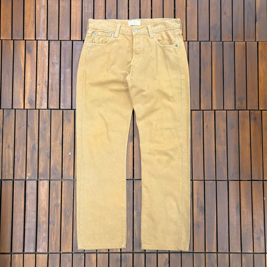 (31) 00s 리바이스 501 코요테 브라운 데님 팬츠 상품이미지1