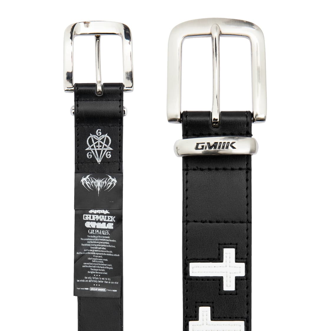 Midnight Cross Leather Belt 상품이미지4
