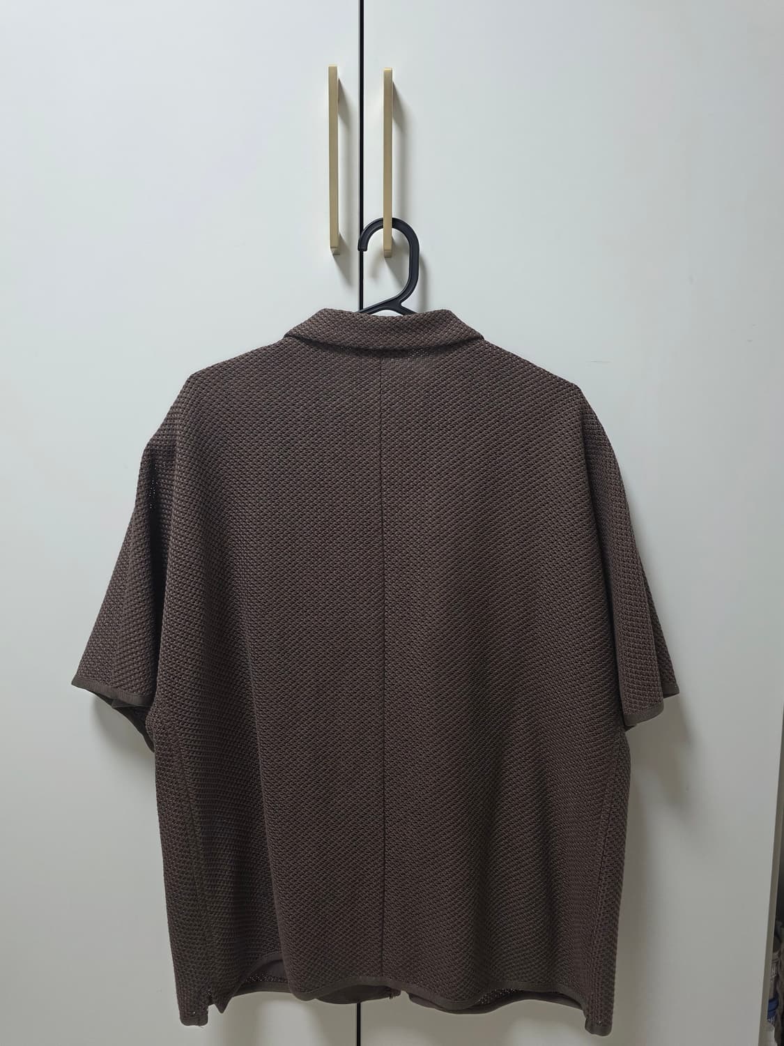 타임옴므 25SS 크로셰 하프 슬리브 셔츠 [100] 상품이미지2