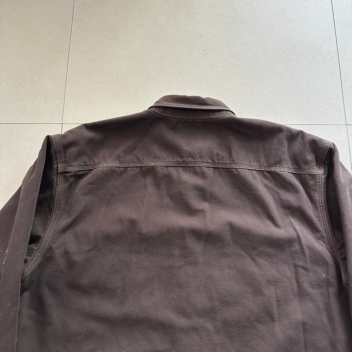 칼하트 FR 라인 해비코튼 캔버스 워크 셔츠 자켓 XL 상품이미지7
