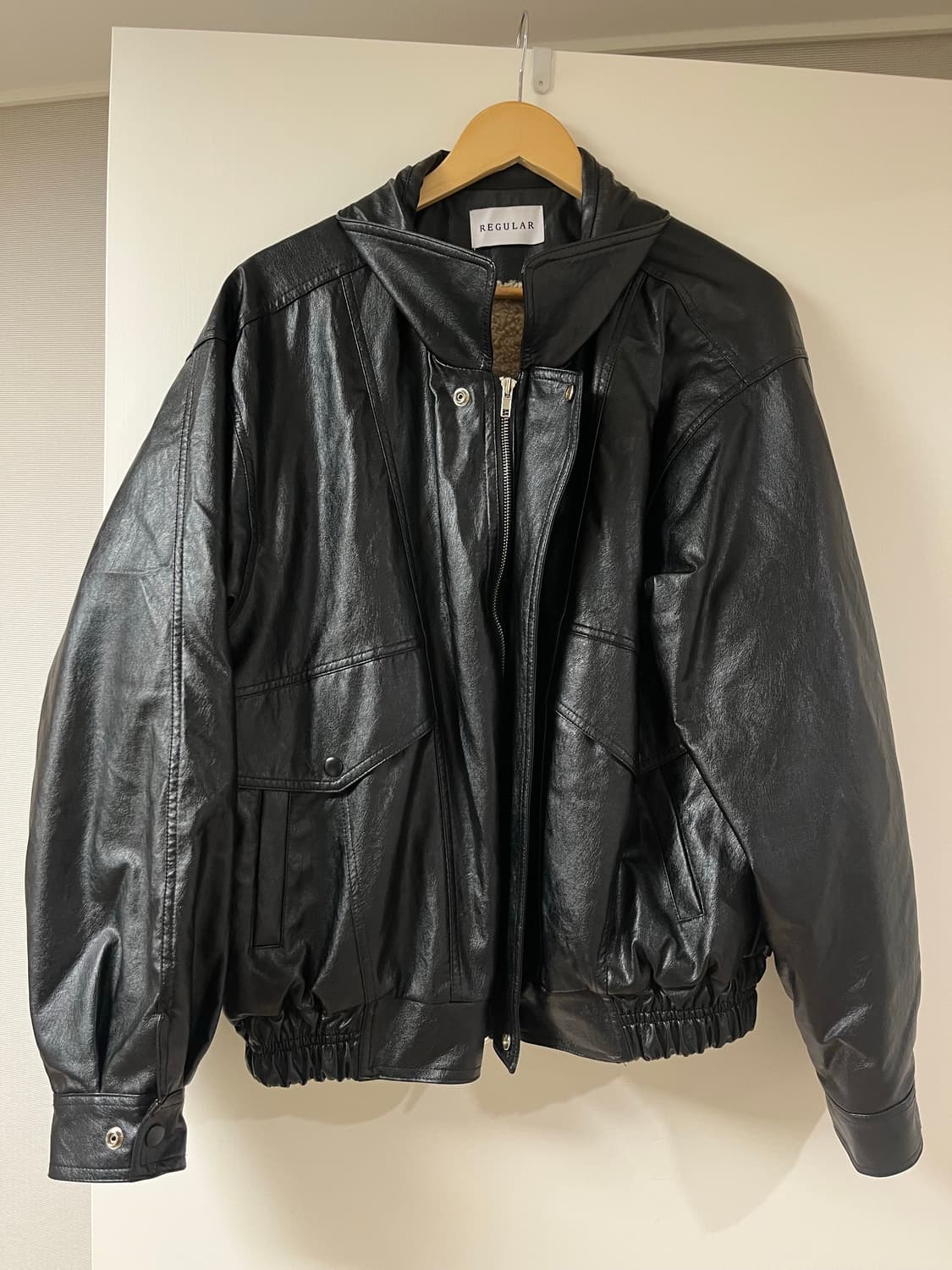 라룸 레더 덤블 자켓  상품이미지2