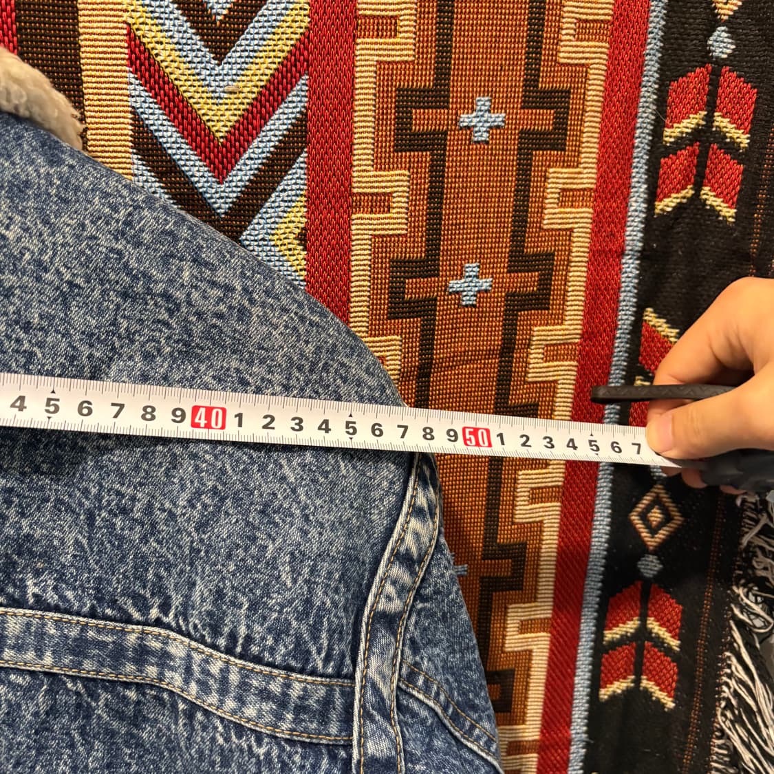 90’s BOBSON 밥슨 쉐르파 안감 데님자켓 상품이미지5