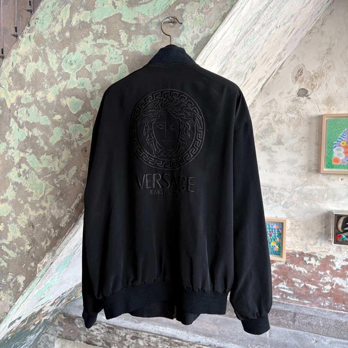 지아니 베르사체 진 꾸띄르 메두사 리버시블 실크 자켓 상품이미지9