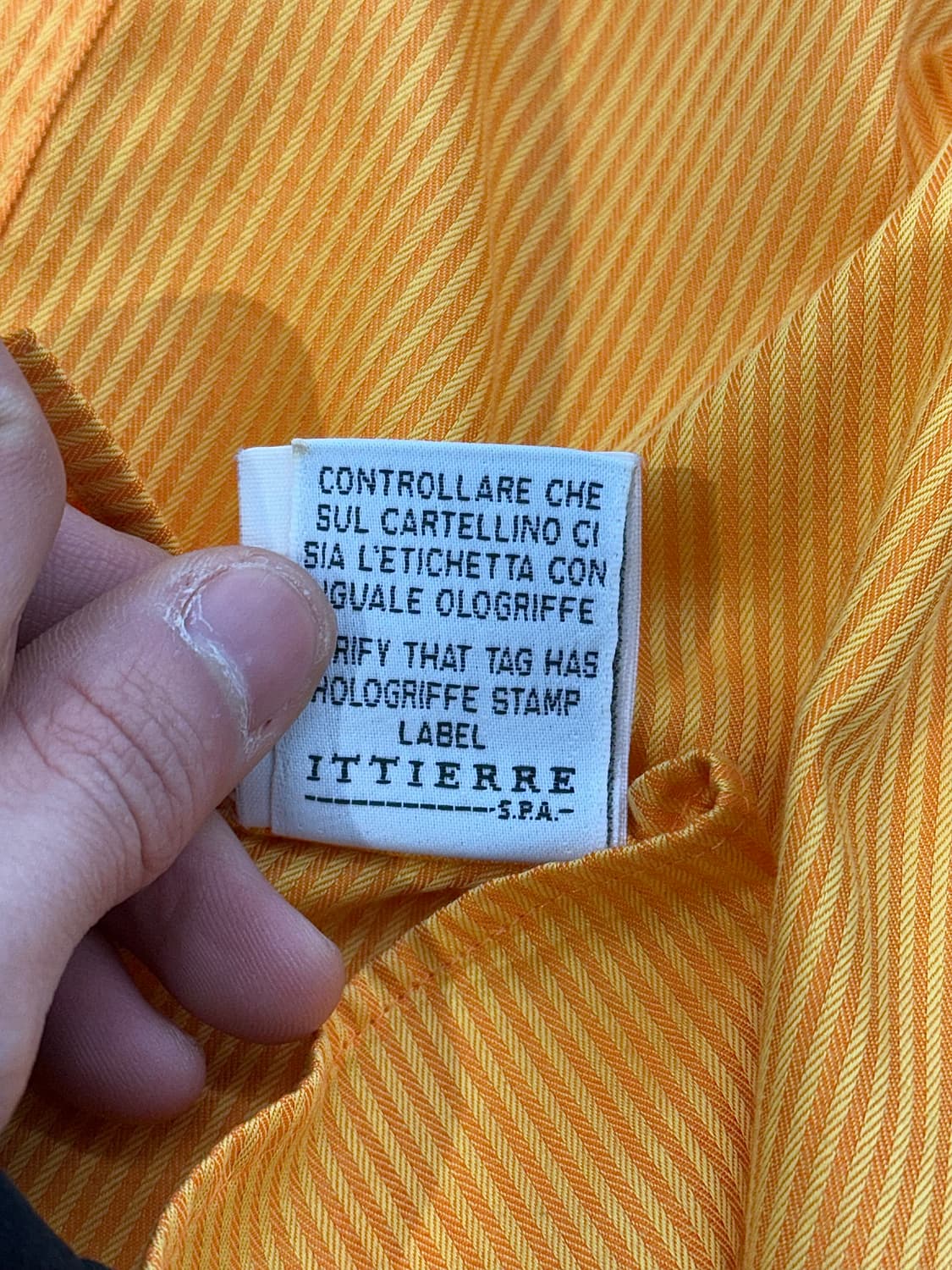 베르사체 진스 꾸뛰르 앰버 스트라이프 버튼 다운 웨스턴 셔츠 상품이미지9