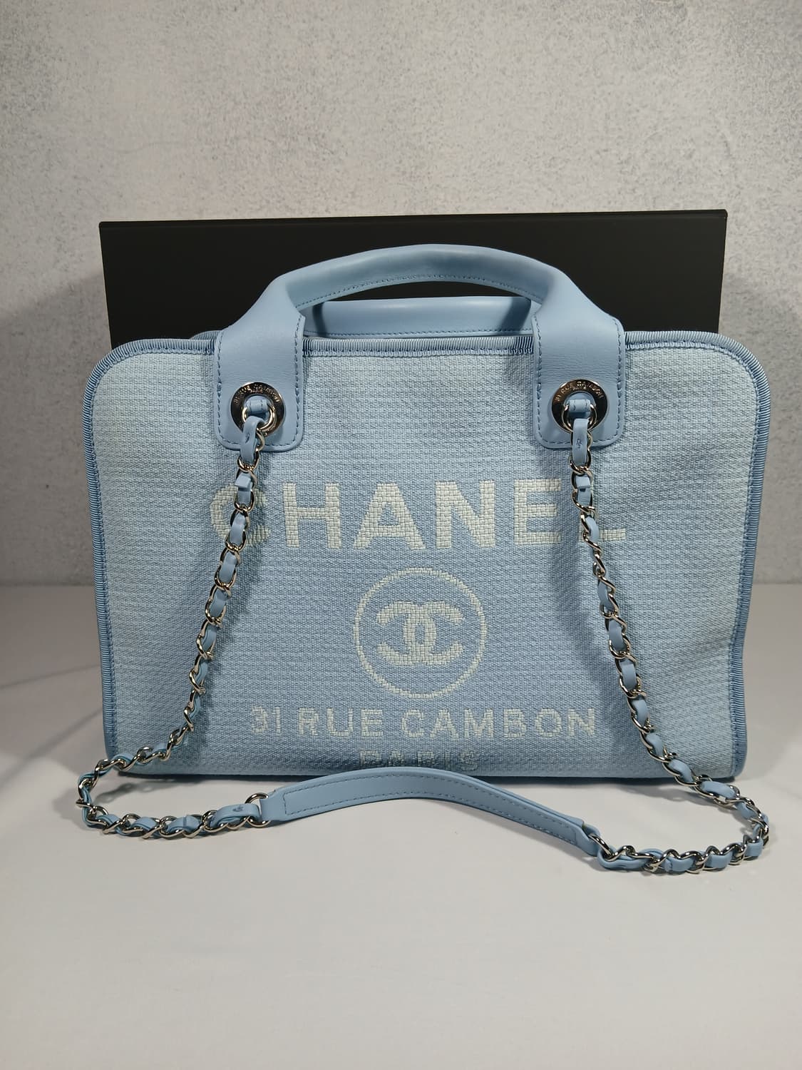 샤넬 도빌 볼링 토트백 A92750 상품이미지1