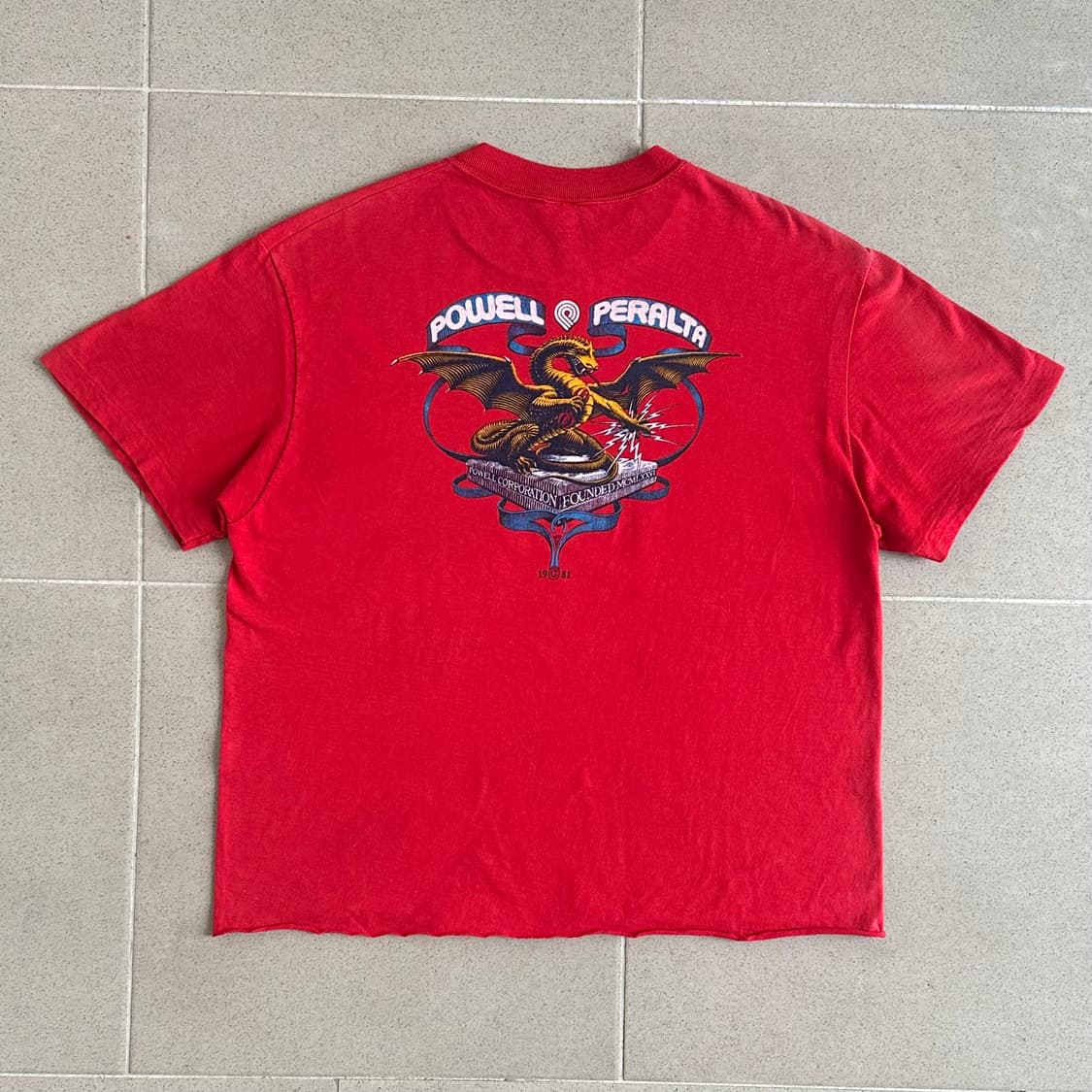 80s 빈티지 파웰페랄타 티셔츠 L Powell Peralta 상품이미지2