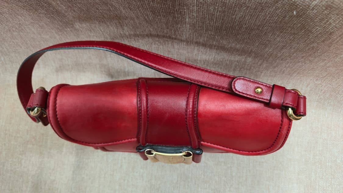 살바토레 페라가모 금장 빈티지 숄더백 레드  상품이미지3