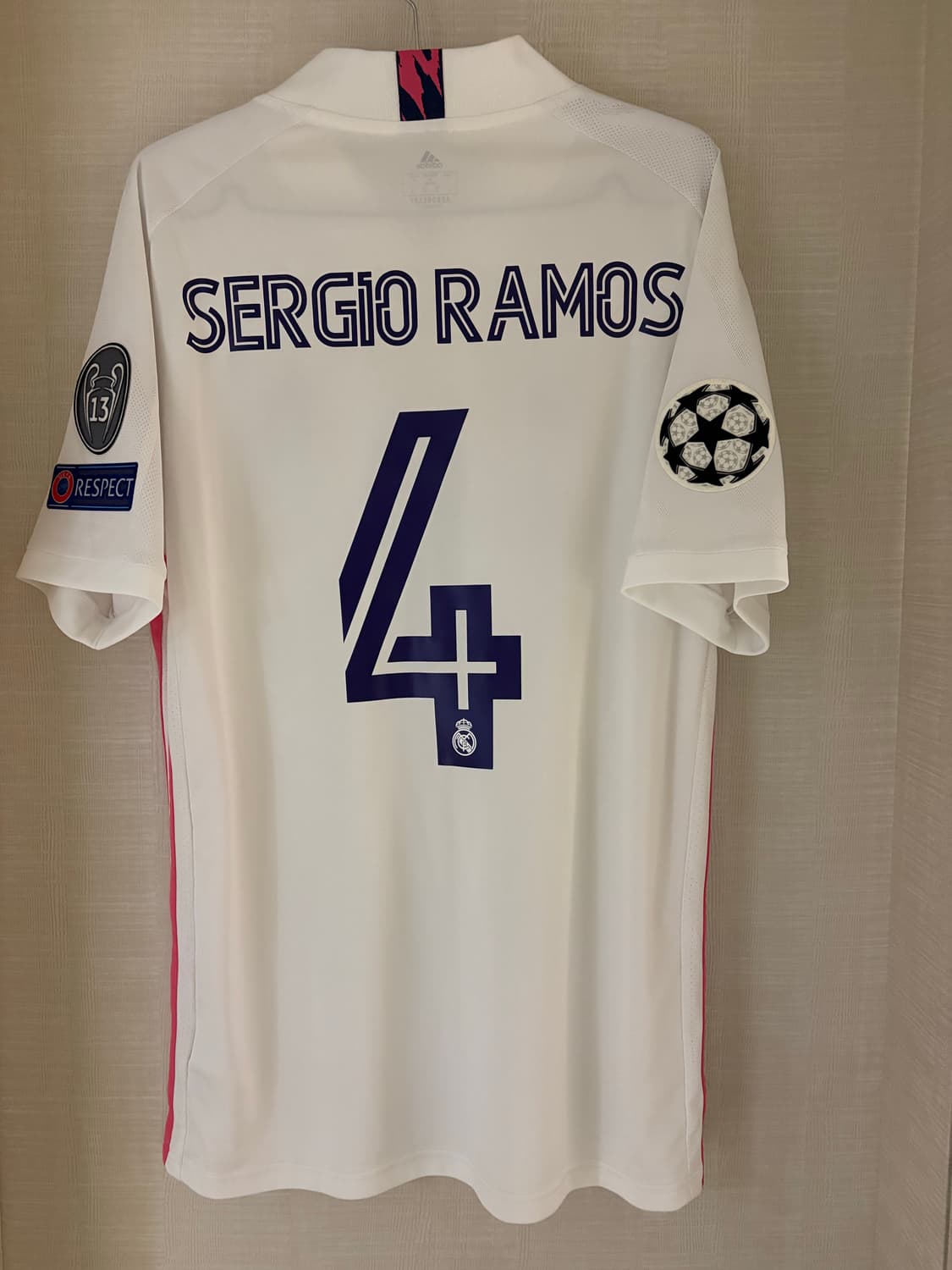 20-21 레알마드리드 홈 세르히오 라모스 유니폼 정품 상품이미지1