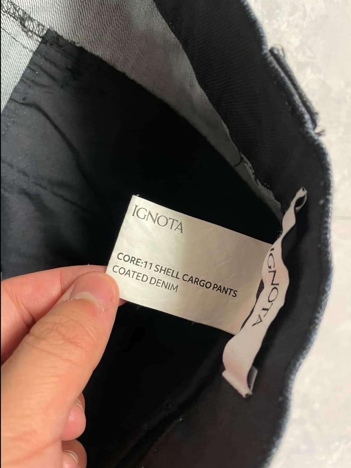 이그노타 코어11 쉘 카고 코티드 데님 L  상품이미지5