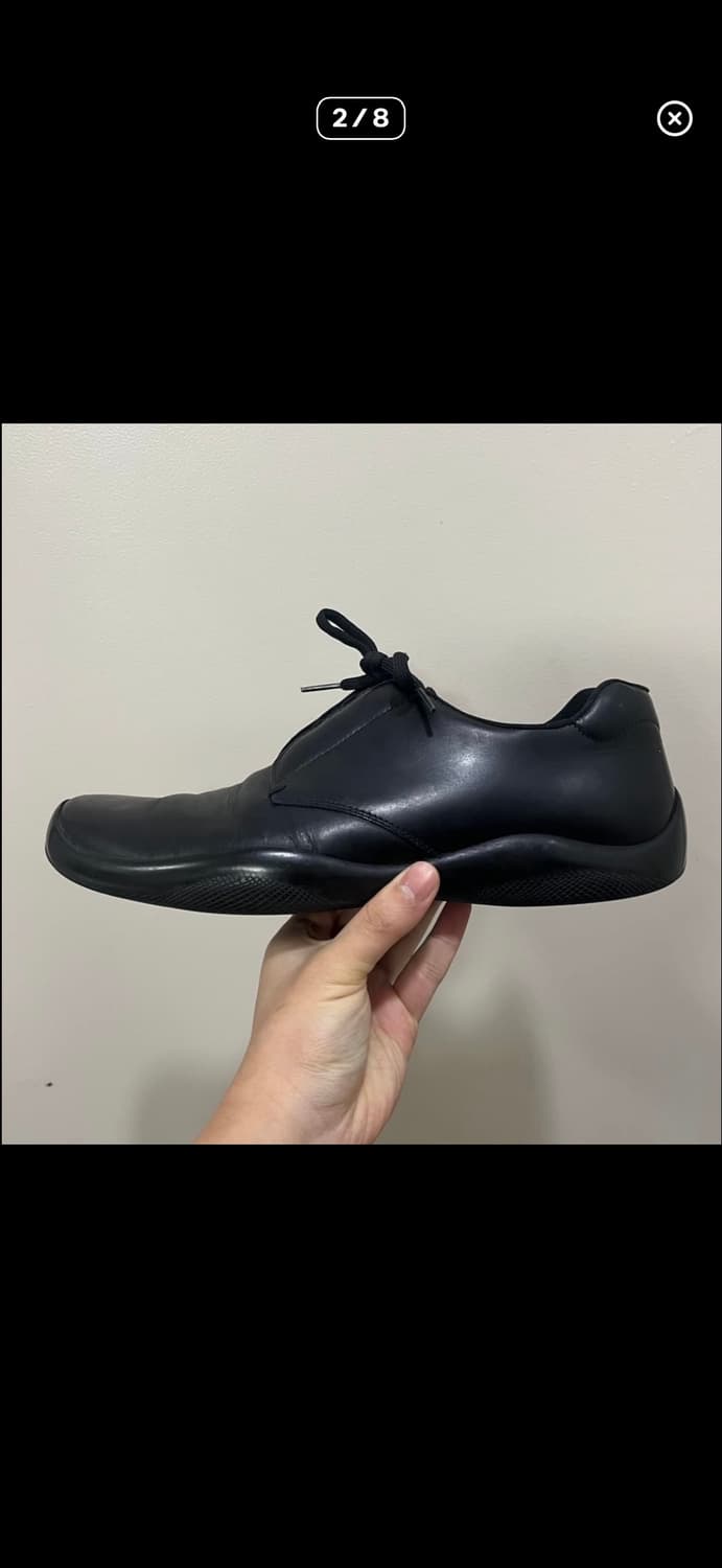 280 uk9) 프라다 스포츠 슈즈 더비 구두 상품이미지1