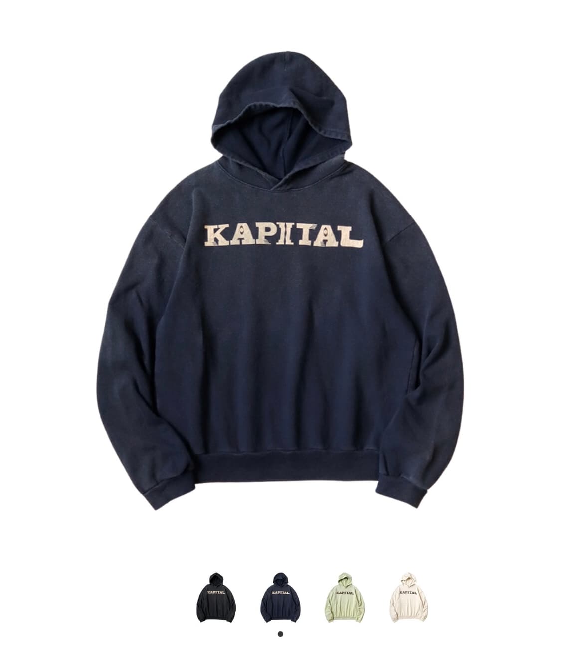 캐피탈 스피크이지 후드티 네이비 3사이즈 상품이미지1