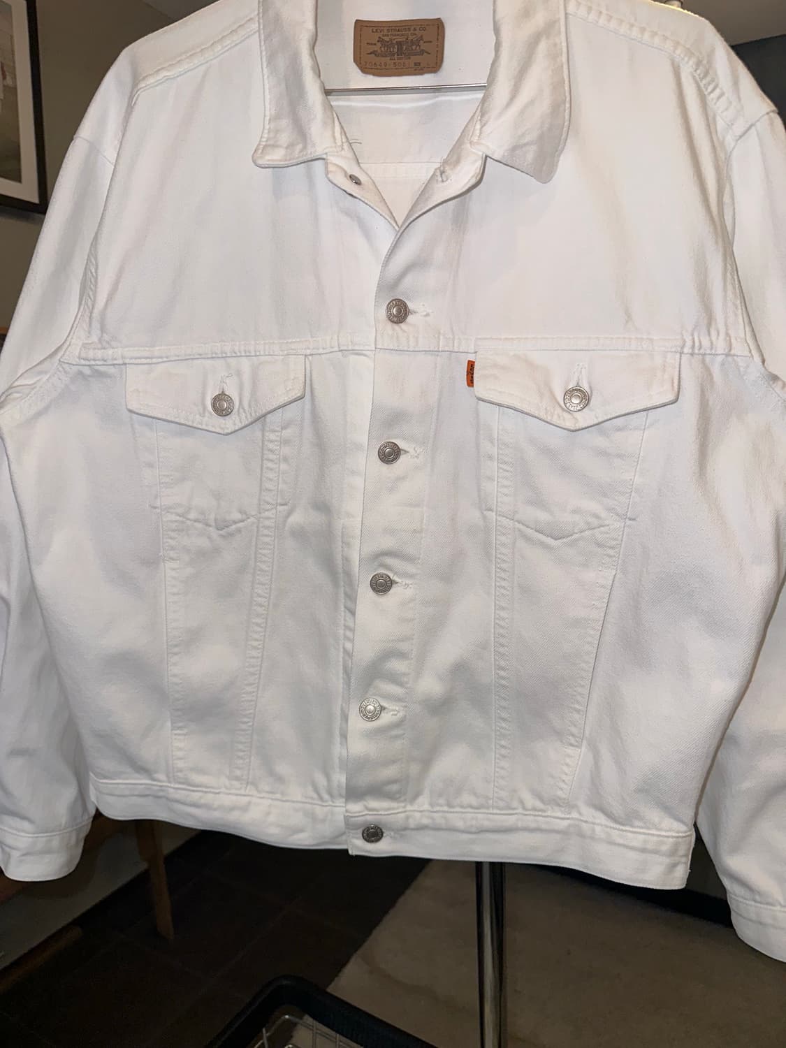 80’s Levi’s Japan white trucker jacket 상품이미지6