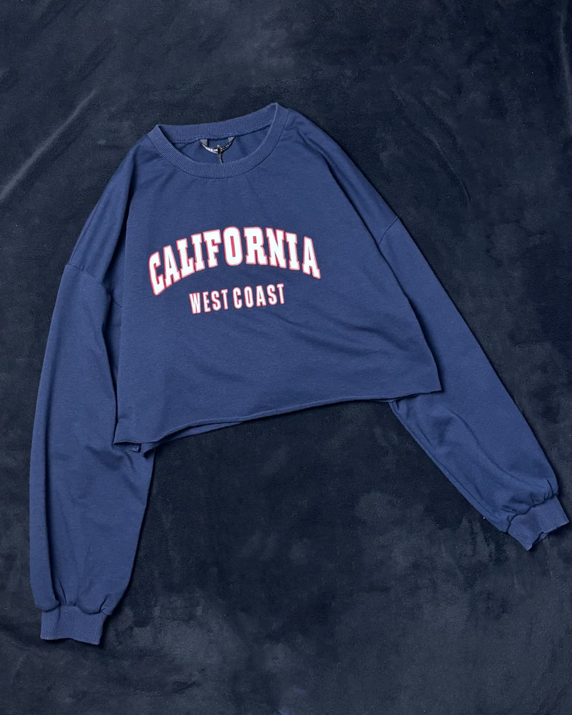 일본빈티지 SHEIN 크롭 맨투맨 상품이미지1