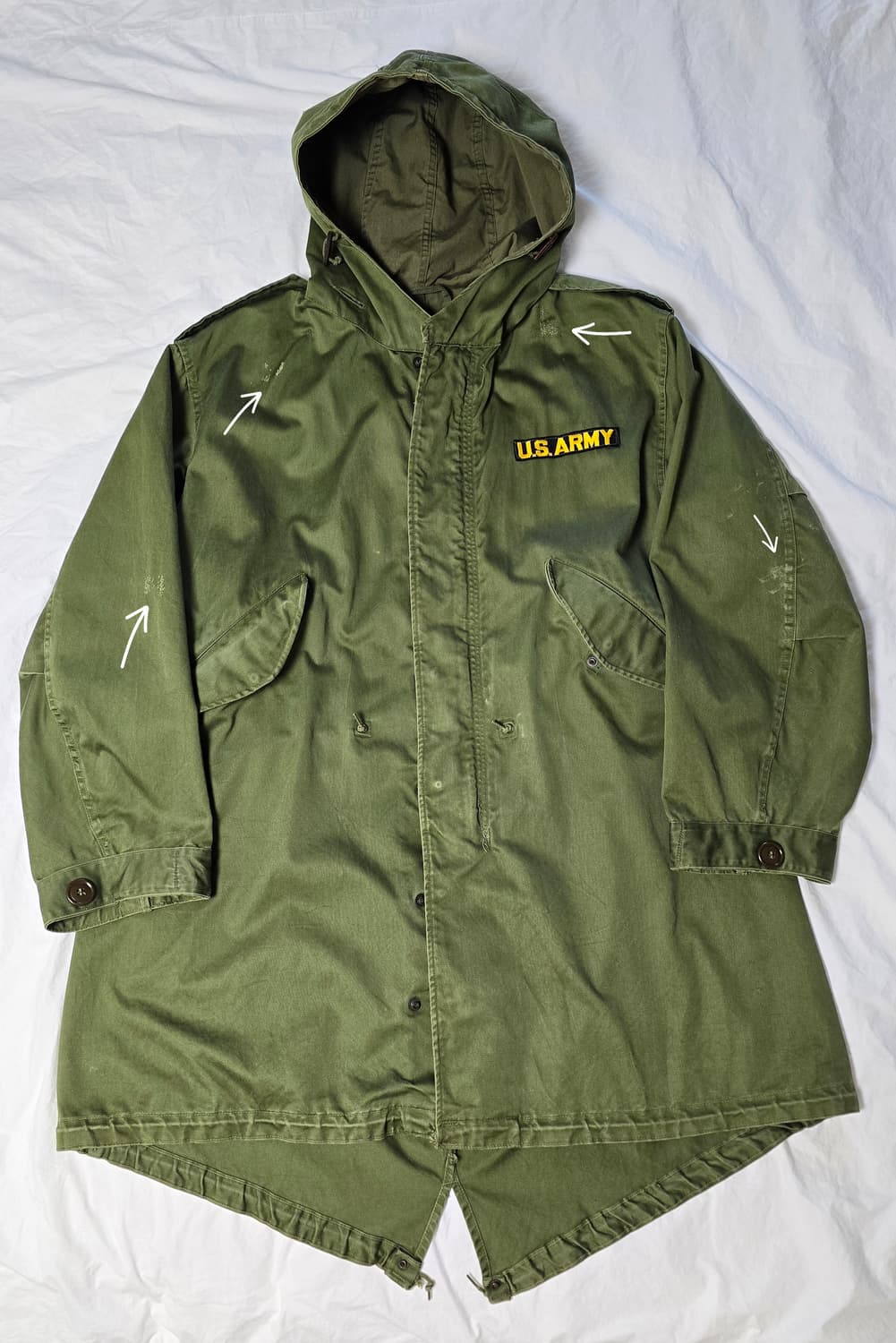 1세대 진나단 오리지널 M51 피쉬테일 파카 풀세트 M 상품이미지2