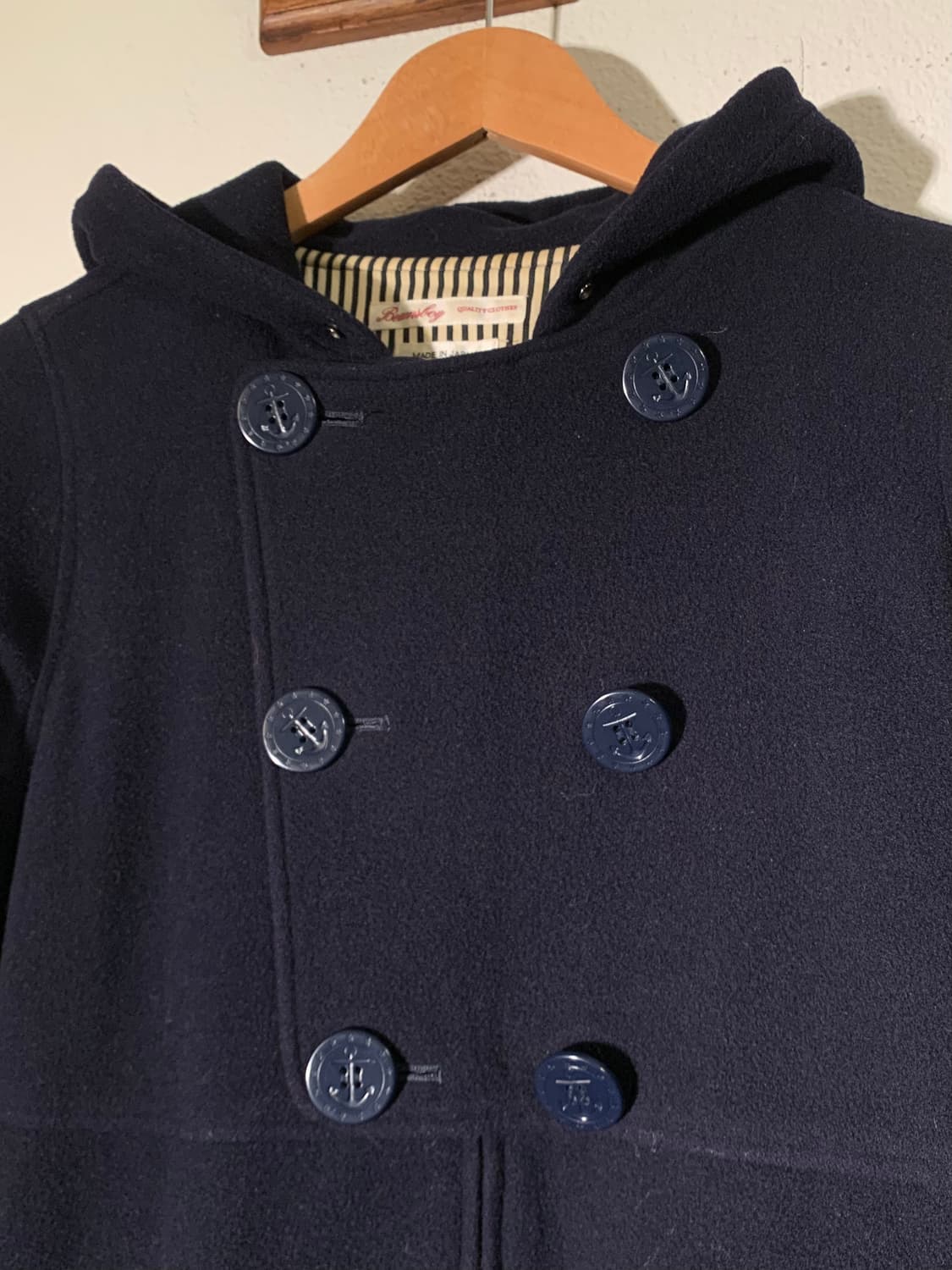 빔즈보이 지퍼 후드 투웨이 피코트 상품이미지3