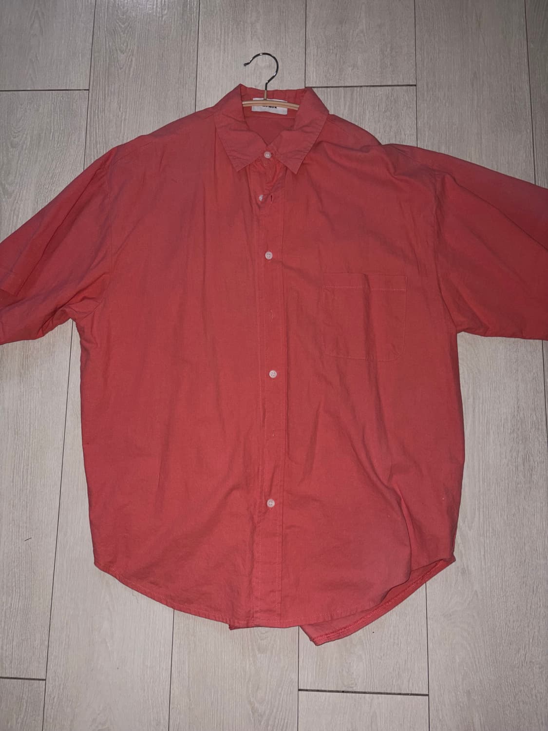 핑크 반팔셔츠 상품이미지4