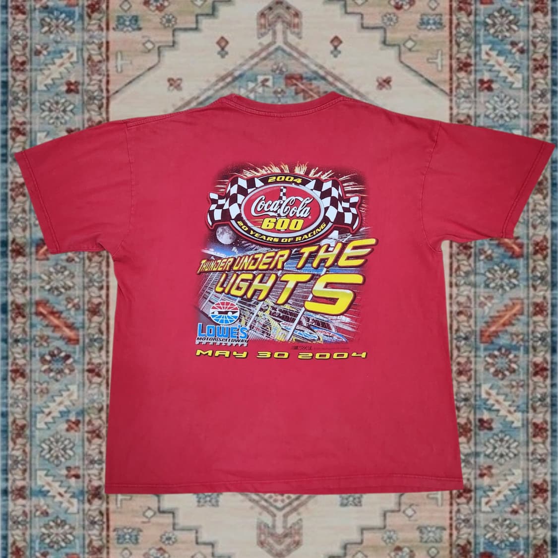 2004 코카콜라 600 NASCAR 레이싱 티셔츠 2XL 상품이미지4