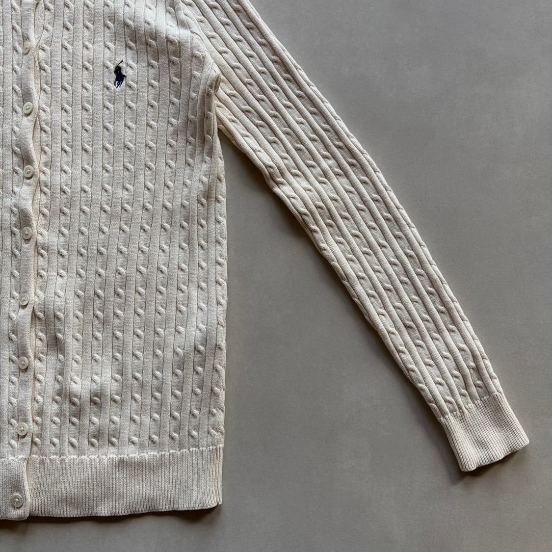 [XS-S]폴로 랄프로렌 걸즈 꽈배기 케이블 니트 가디건 상품이미지7