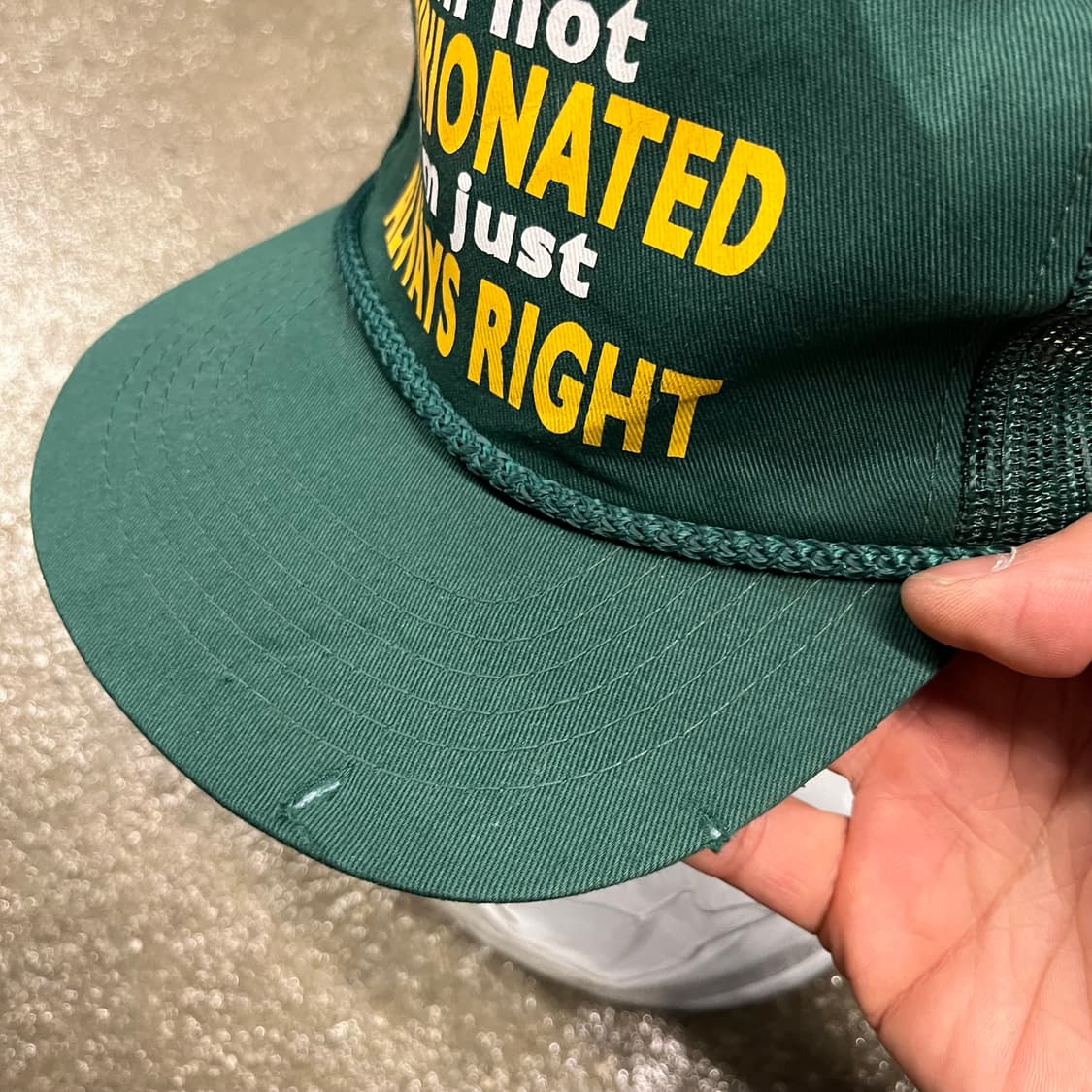 90s 빈티지 Always Right 트러커캡 상품이미지4