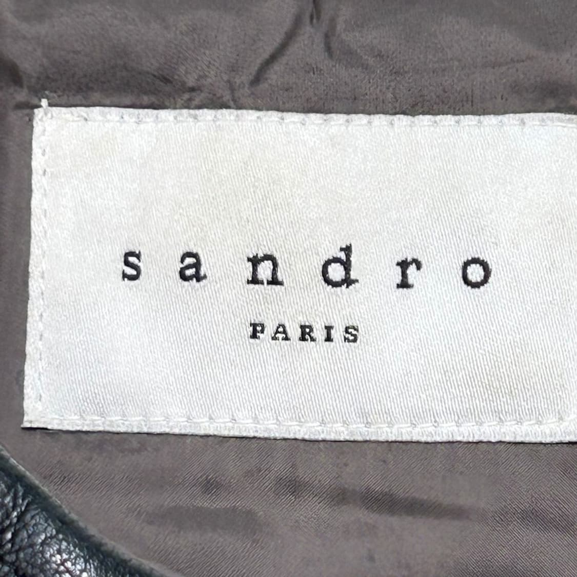 산드로 덕다운 경량패딩 양가죽 자켓 상품이미지4