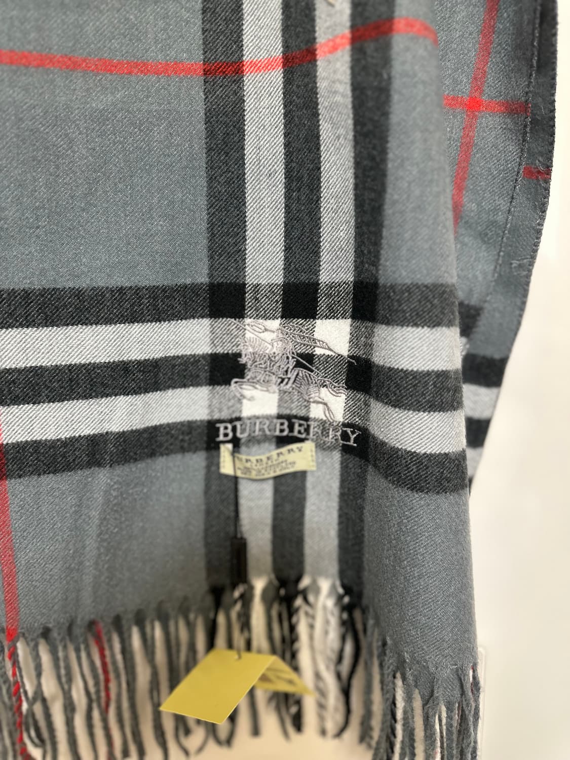 버버리 그레이 체크 캐시미어숄&머플러 상품이미지2