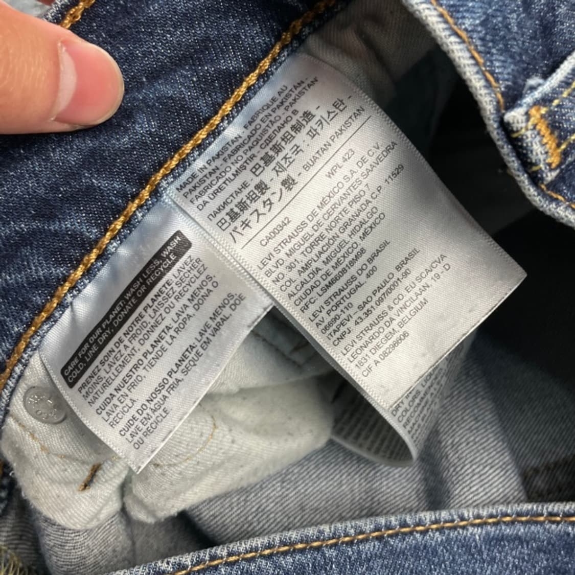 36 리바이스 502 청바지  상품이미지3