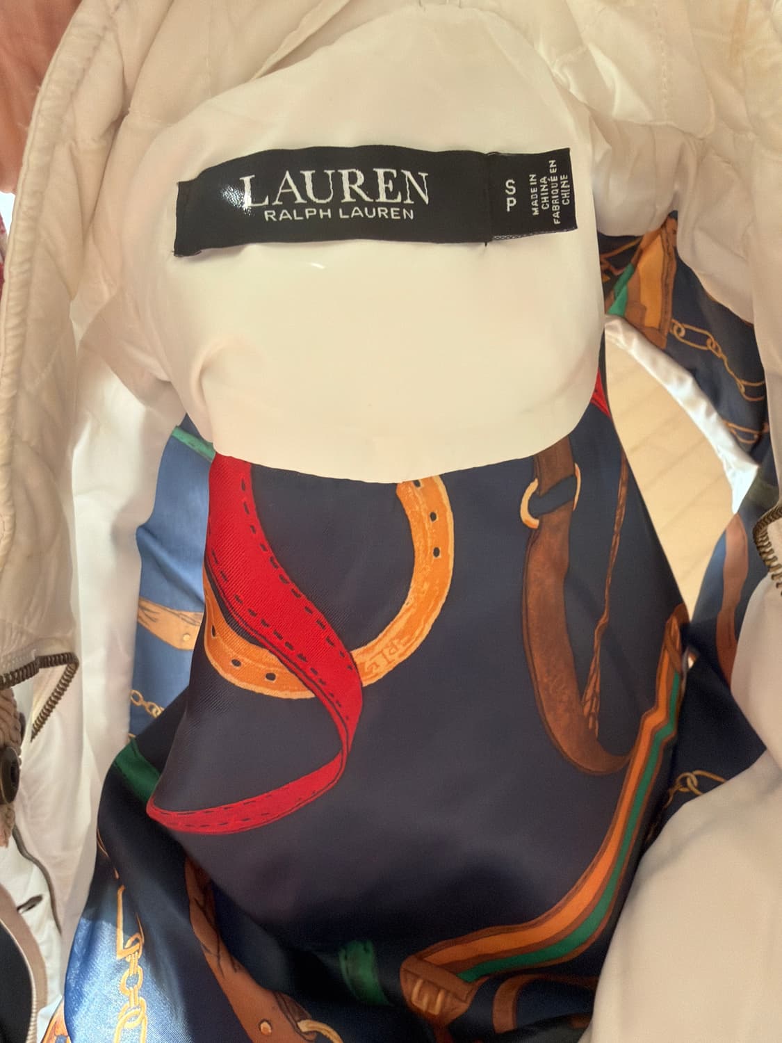 랄프로렌 퀼팅조끼 아이보리 상품이미지3