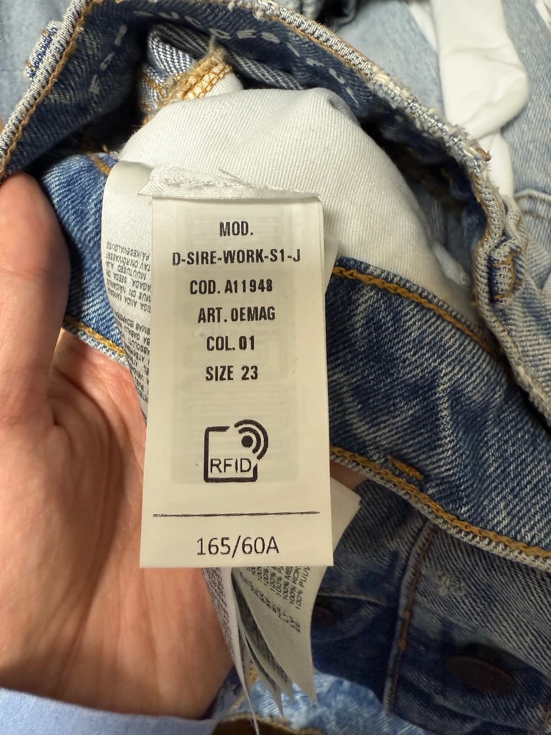 Diesel D-SIRE-WORK-S1 Jean (W23) 상품이미지8