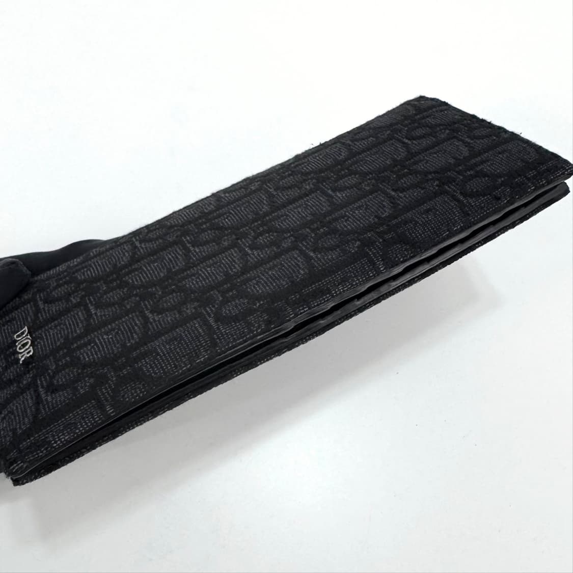 디올 오블리크 버티컬 남성 장지갑 블랙 (2OBBC002) 상품이미지4