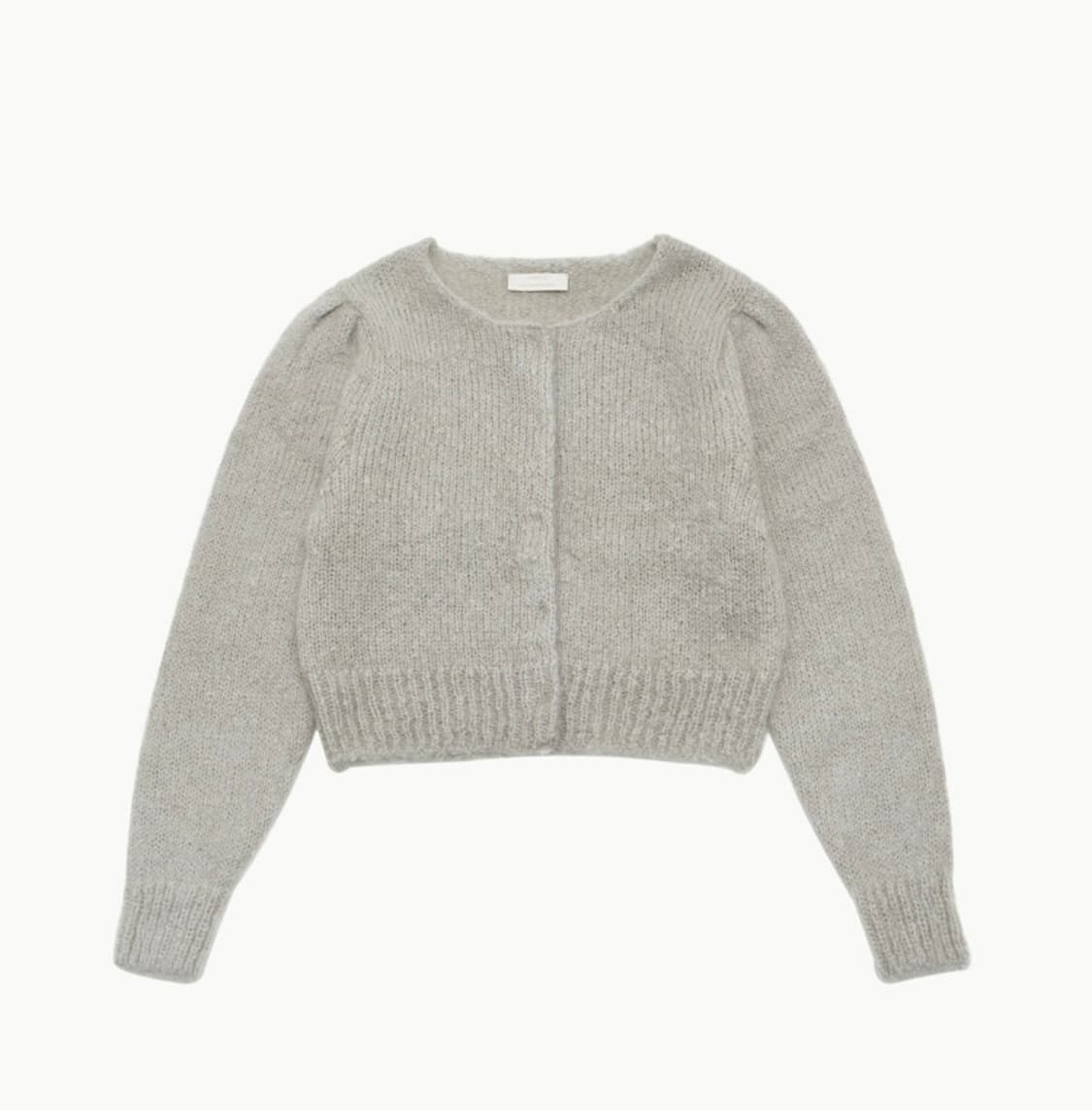 amomento new grandma cardigan light grey 상품이미지3