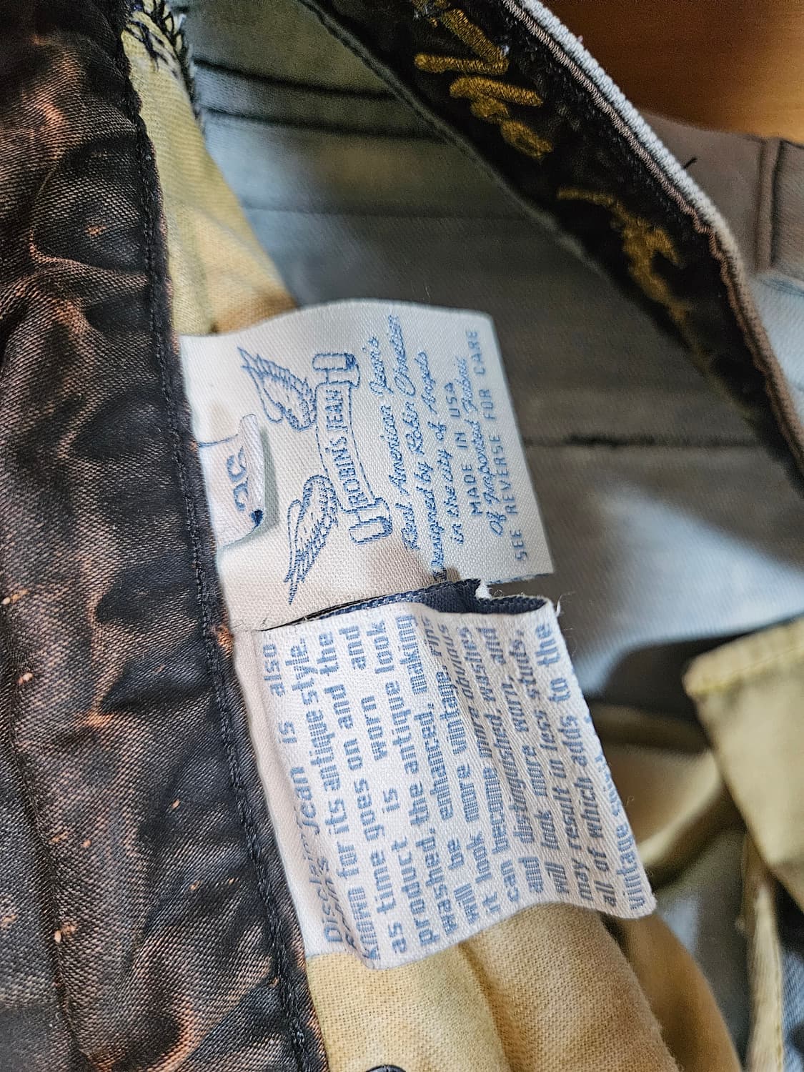 아메리칸 로빈스진 데님 연 청바지 상품이미지8