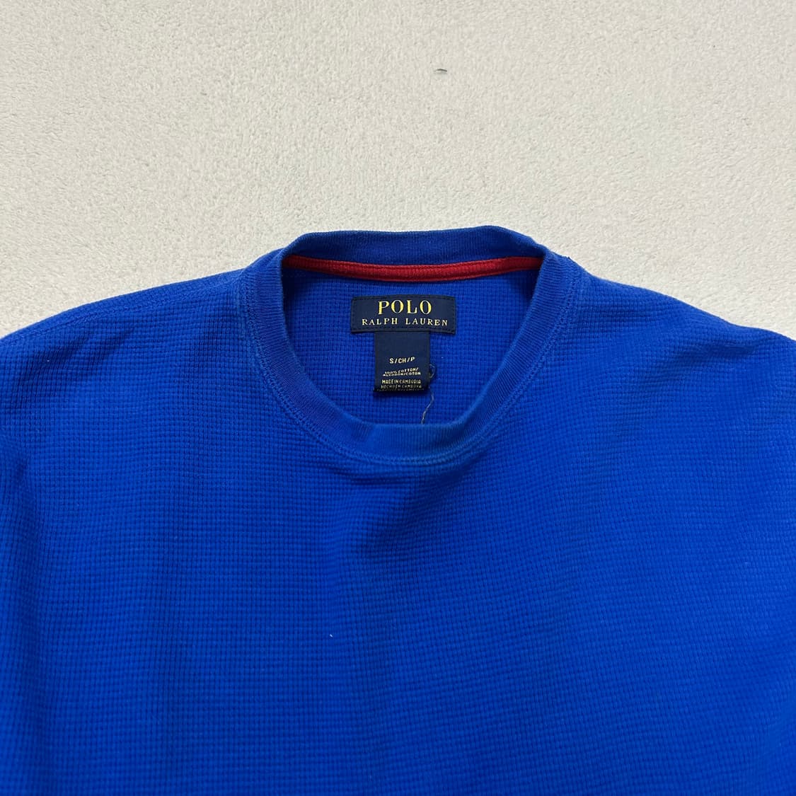 Polo Blue Waffle Tee 상품이미지6