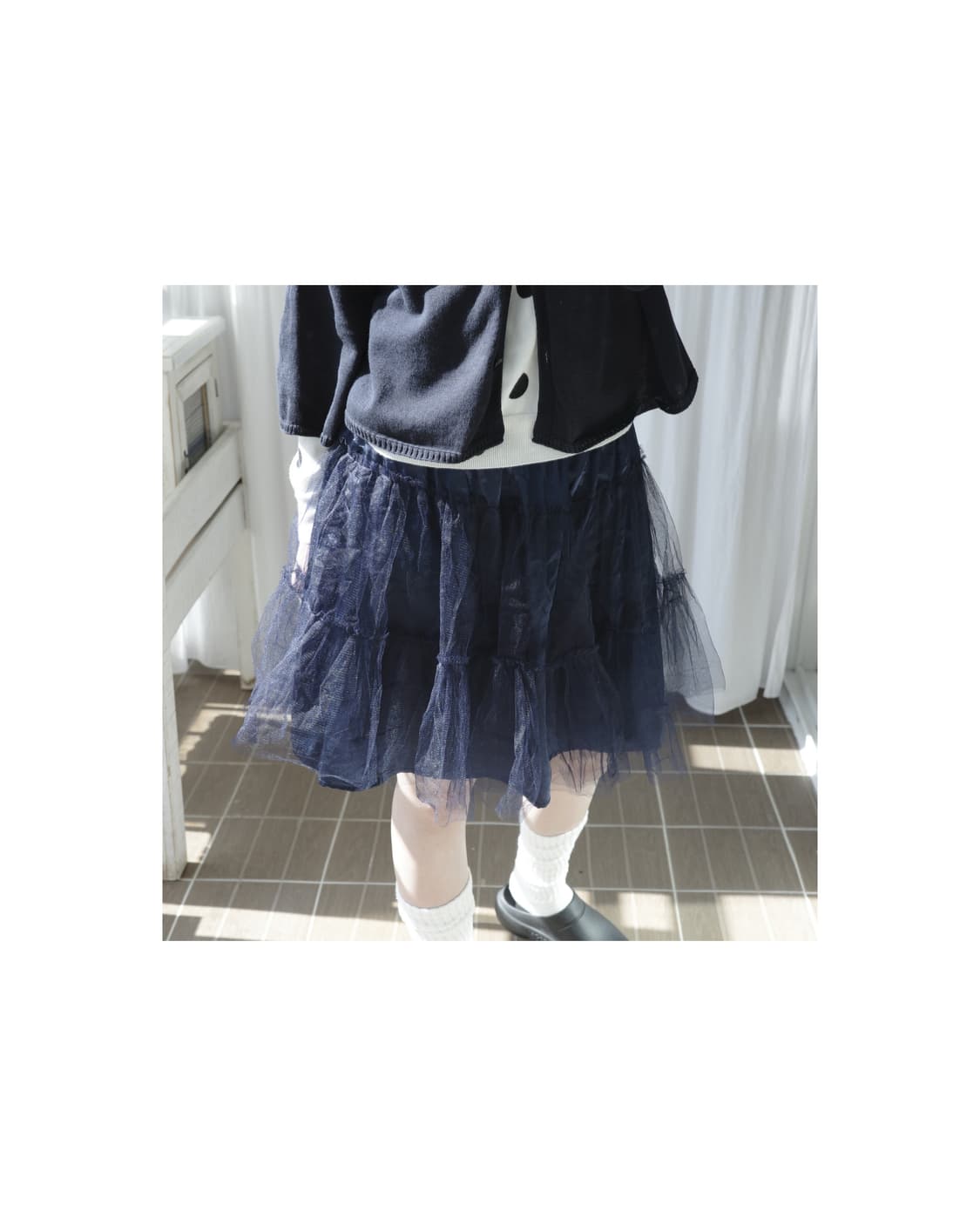 Navy shasha skirt 상품이미지8