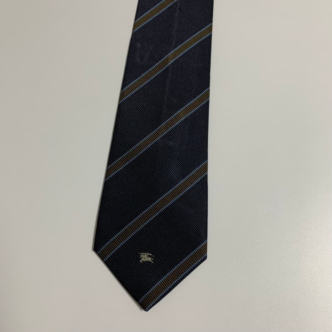 버버리(BURBERRY) 정장 스트라이프 넥타이 명품 A+등급 7.8cm 상품이미지10