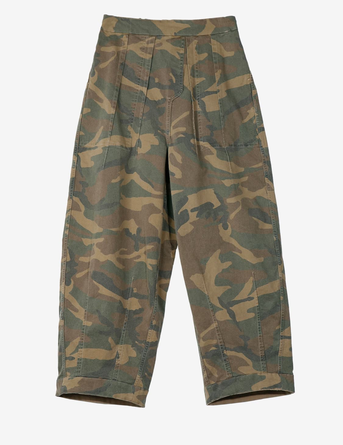 (에크루)스탠드얼론 카모 리버시블 커브드 코튼 팬츠 상품이미지6