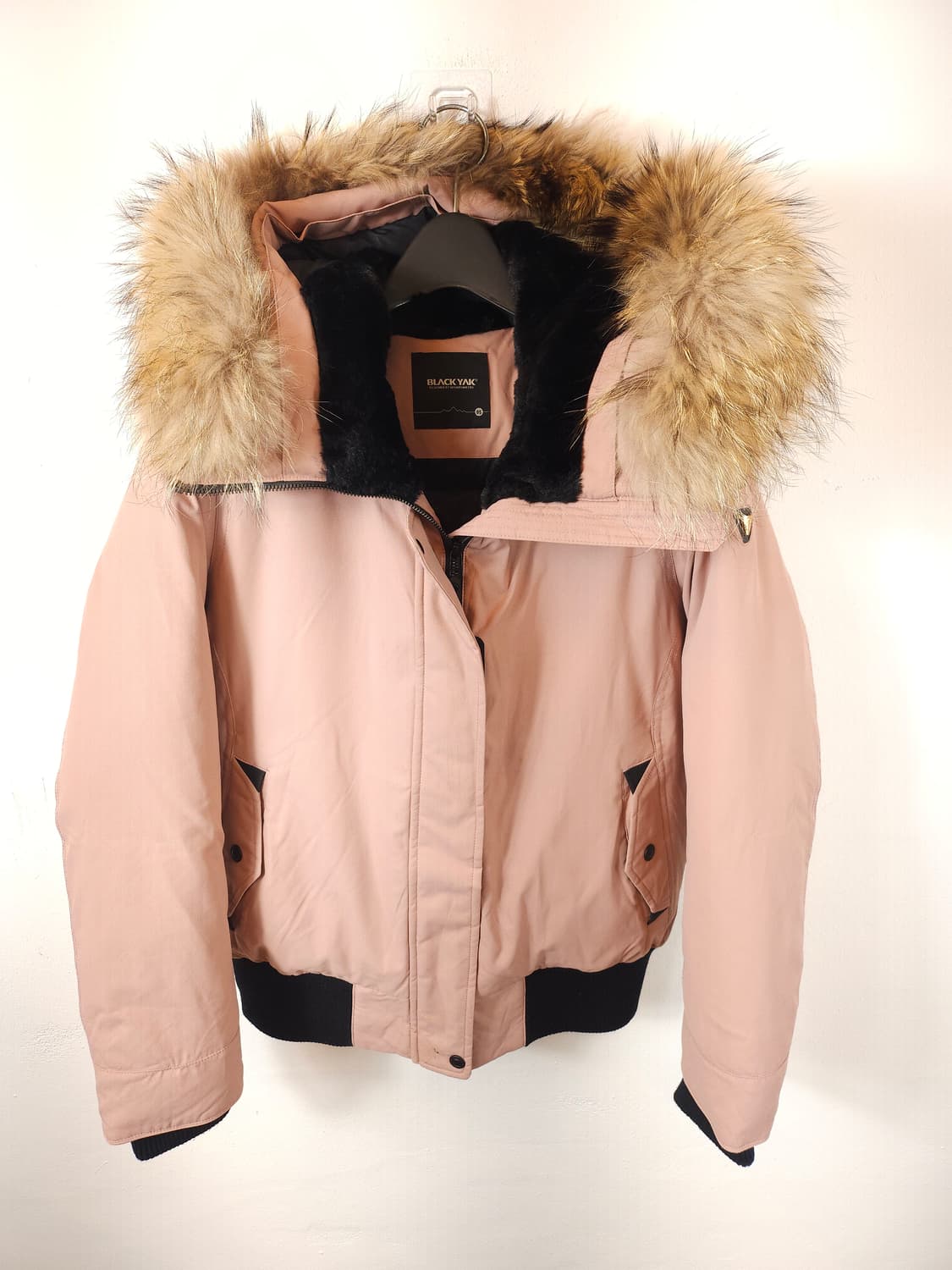 블랙야크 여성 숏다운후드패딩 인디핑크 95 M 상품이미지10