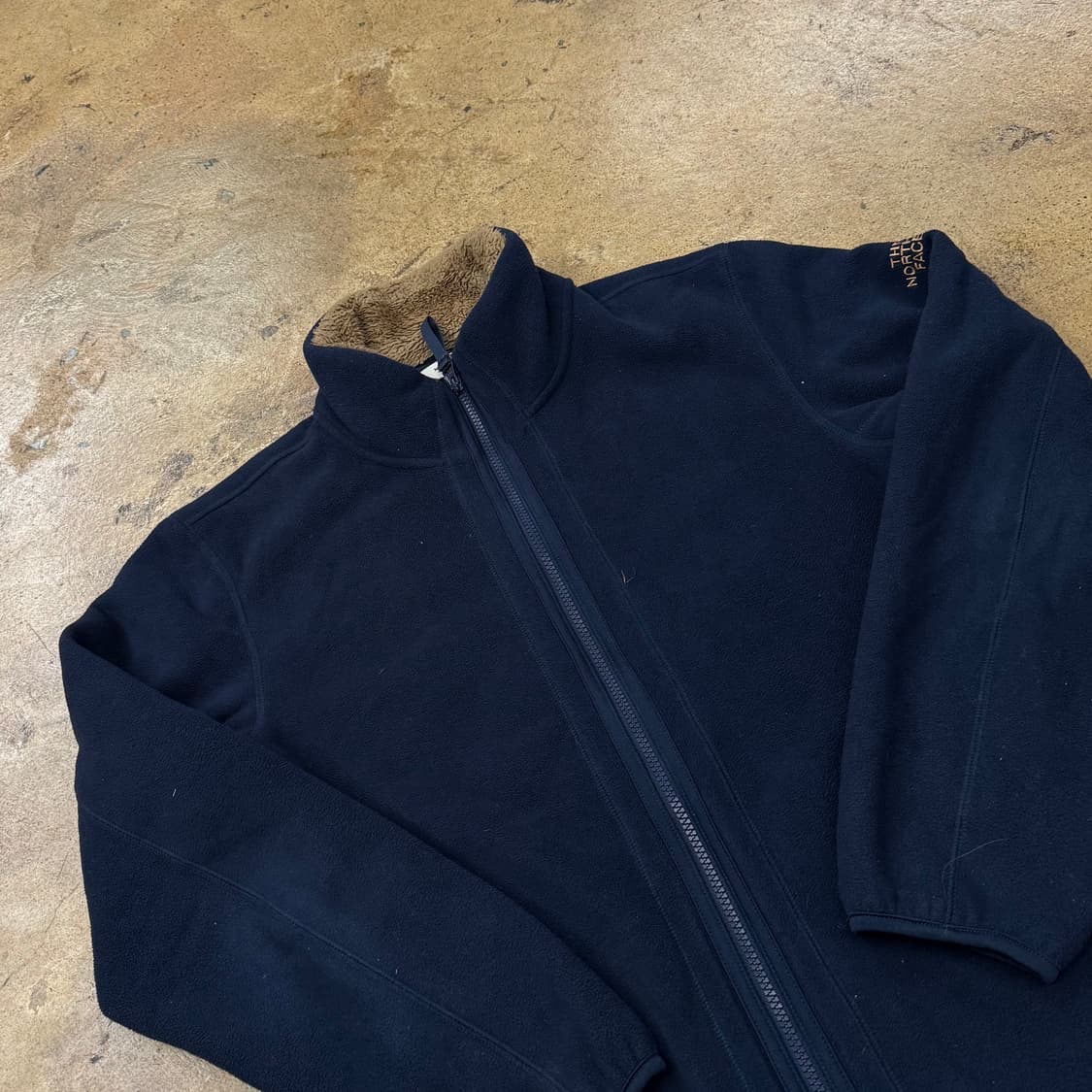 [정품/L] 노스페이스 네이비색 플리스 집업 b14 상품이미지1