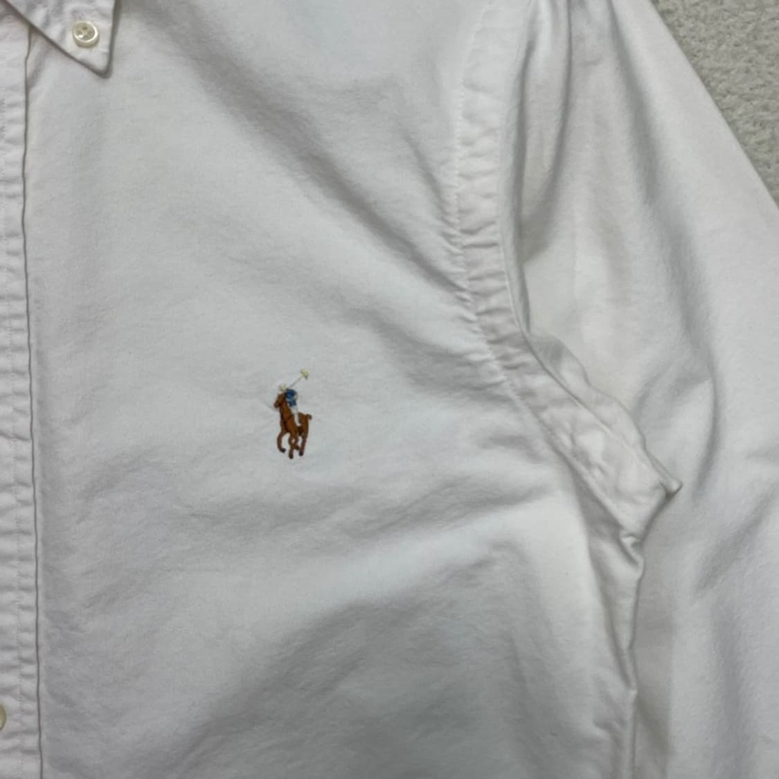 POLO BY RALPH LAUREN 옥스포드 셔츠 화이트 S 상품이미지2