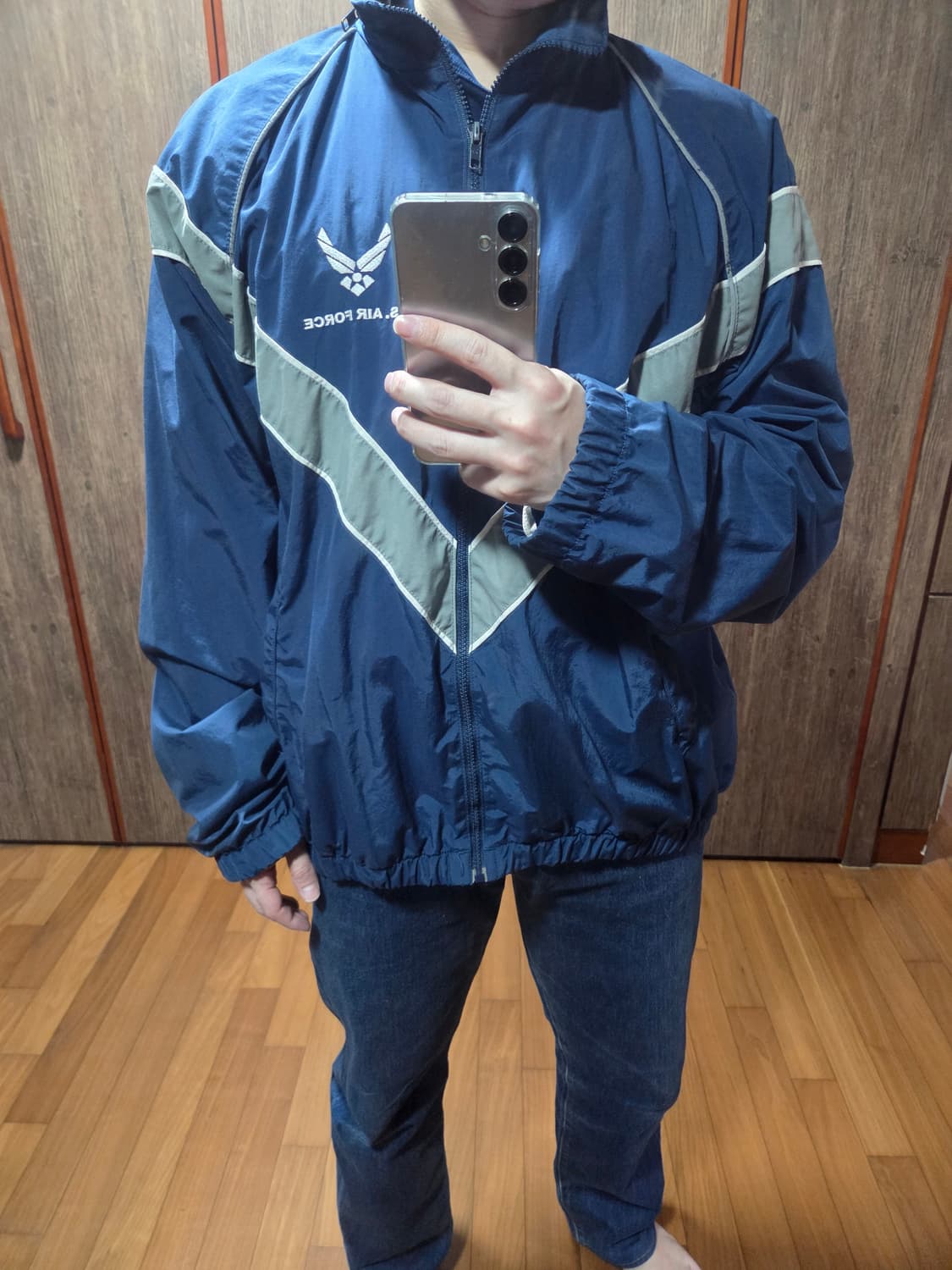 [105~110]USAF ipfu 미군 공군바람막이 상품이미지9