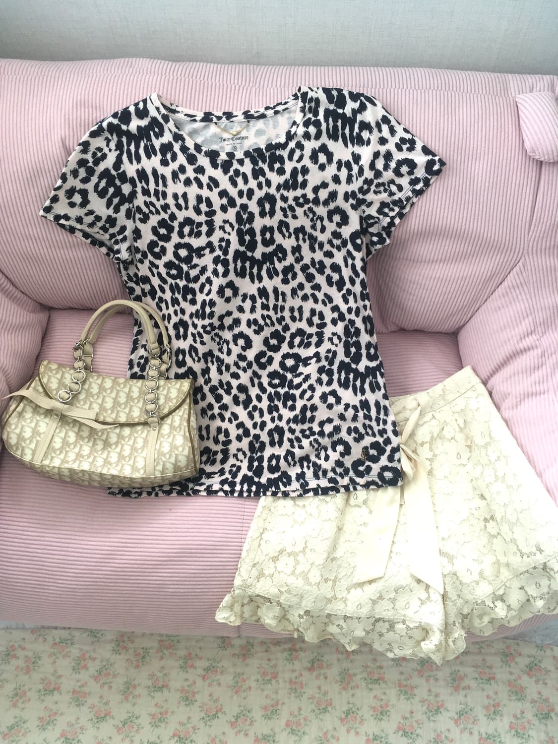 쥬시꾸뛰르 레오파드 반팔 티셔츠 상품이미지6