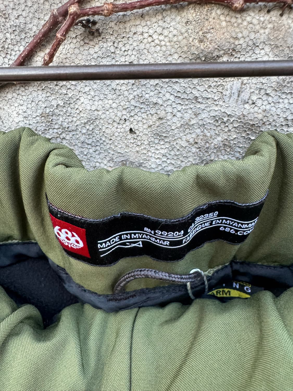 686 기모안감 밀리터리패턴 스노우보드복 조거 팬츠 L 상품이미지4