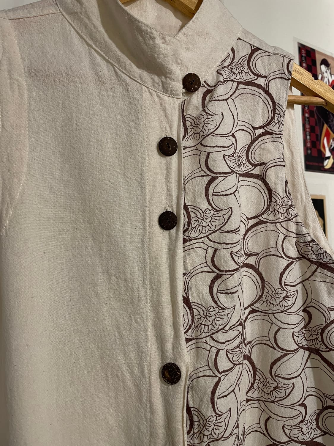 나무단추 오리엔탈 아이보리 베스트 상품이미지3