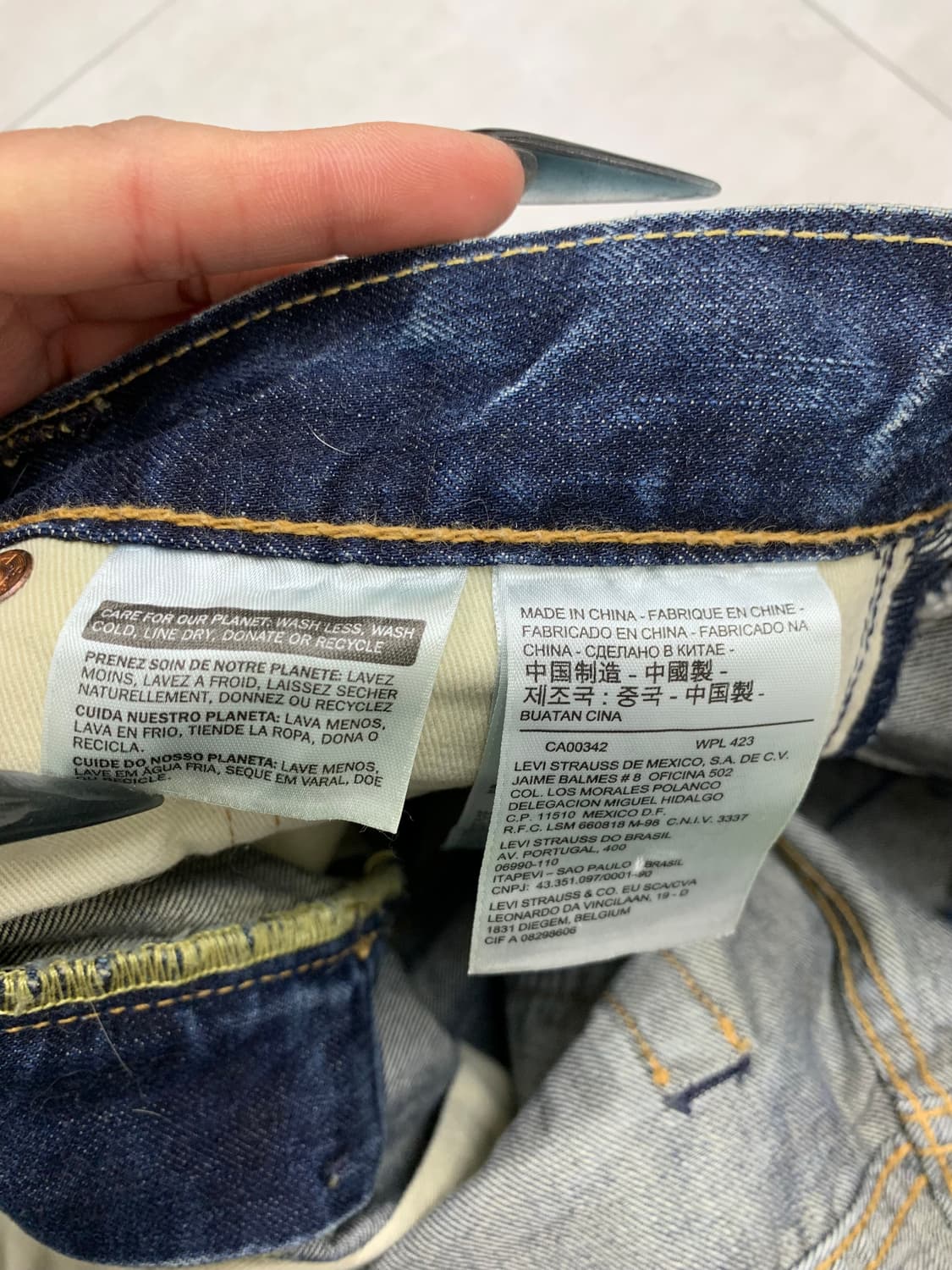 리바이스 502 데님 팬츠 #316 상품이미지4