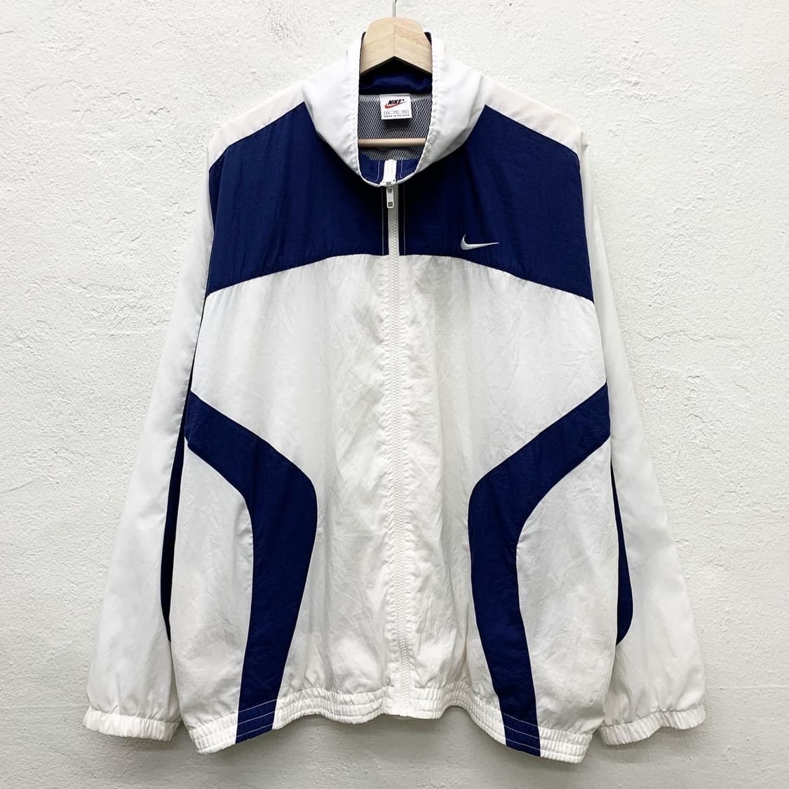 나이키 화이트&네이비 로고 윈드 자켓 상품이미지3