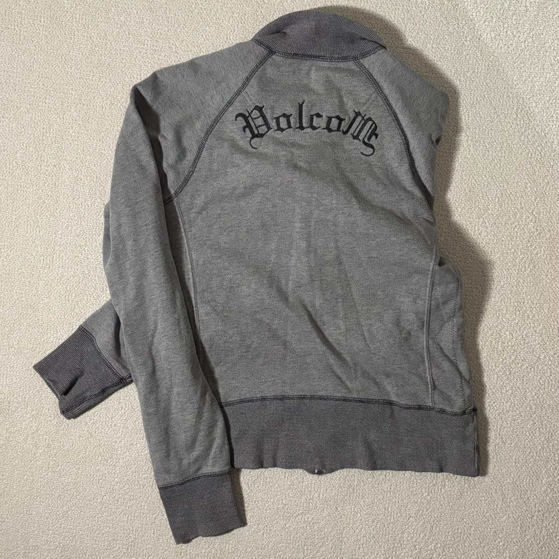 빈티지 volcom y2k 그레이 집업 상품이미지3