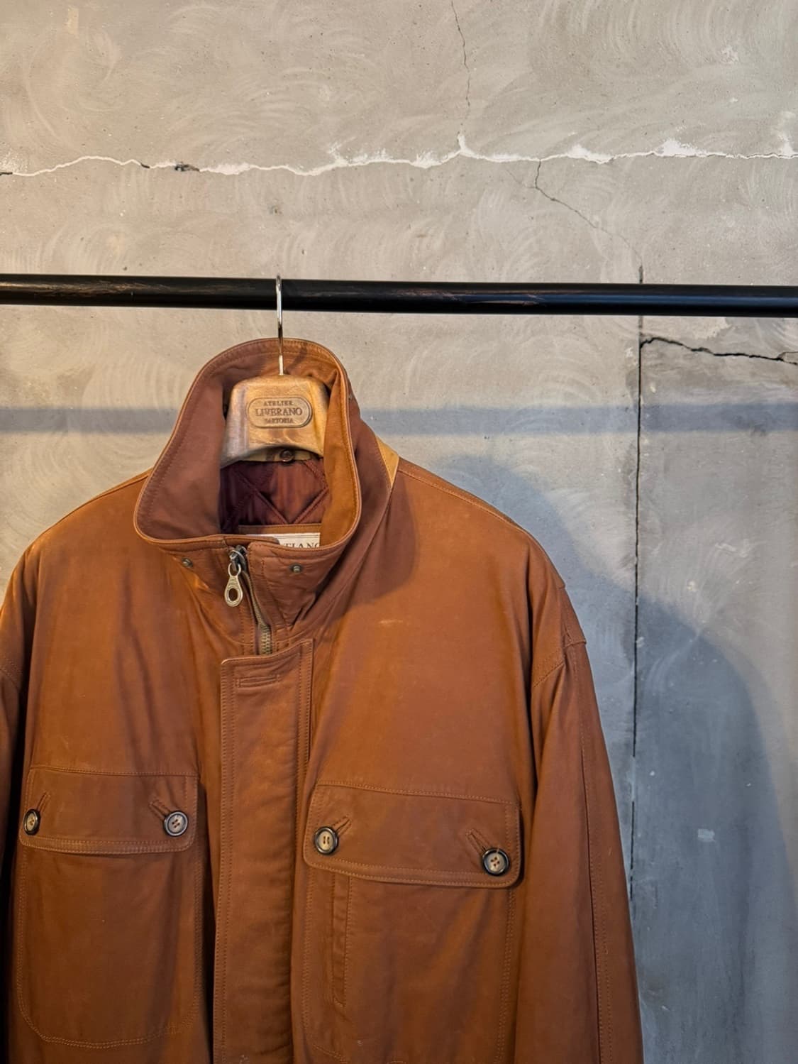 크리스티아노 디 띠엔느 레더 헌팅 자켓 105 상품이미지8